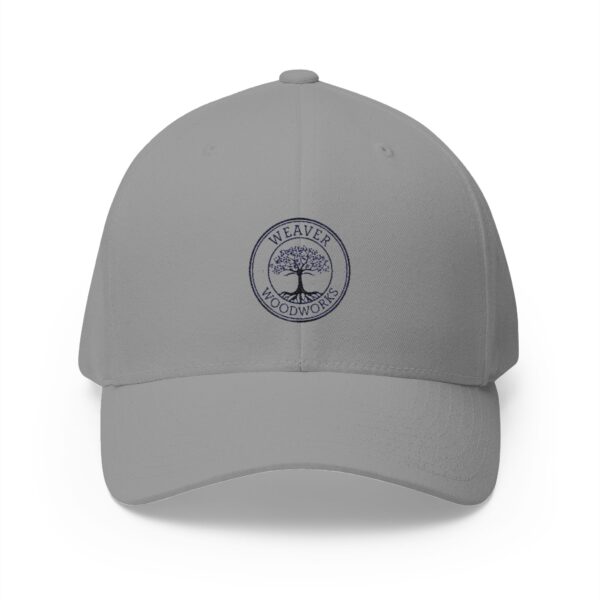 Embroidered Closed-Back Cap - Weaver Woodworks with Flag Patch