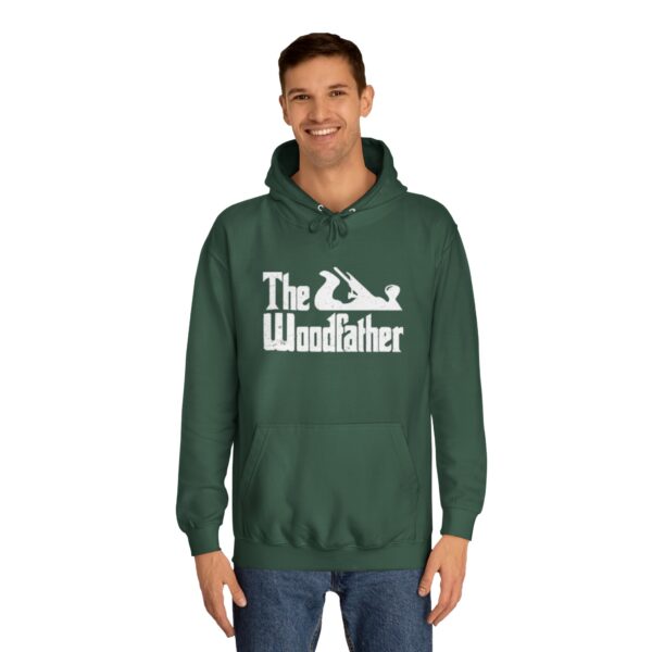 Unisex Woodworking Hoodie - The Woodfather Design - Image 11