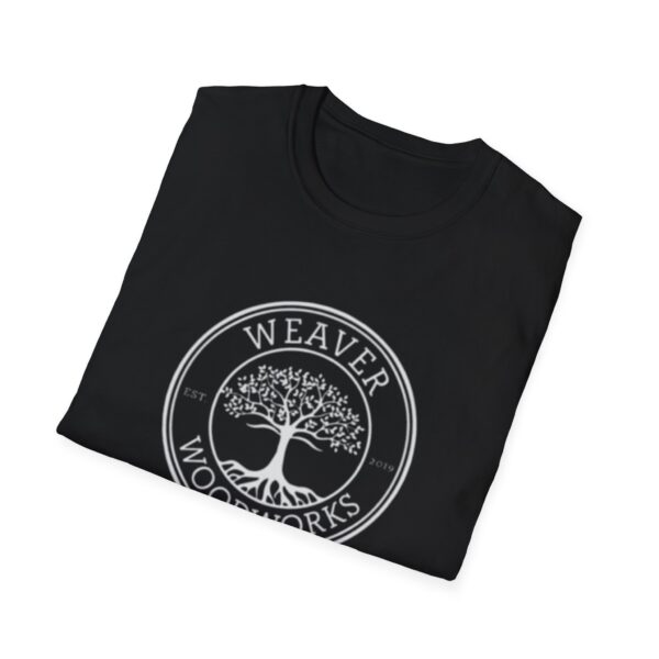 Unisex Softstyle T-Shirt with Tree Logo - Perfect for Woodworking Enthusiasts - Image 4