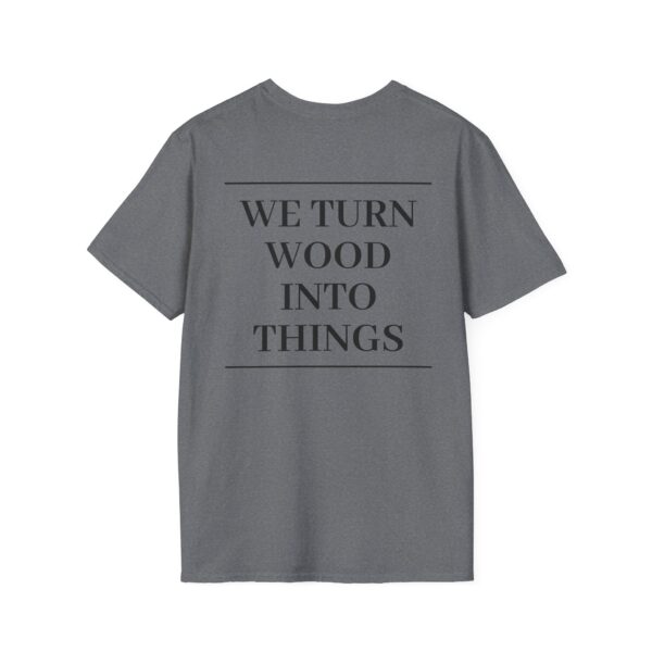 Unisex Softstyle T-Shirt with Tree Logo - Perfect for Woodworking Enthusiasts - Image 26