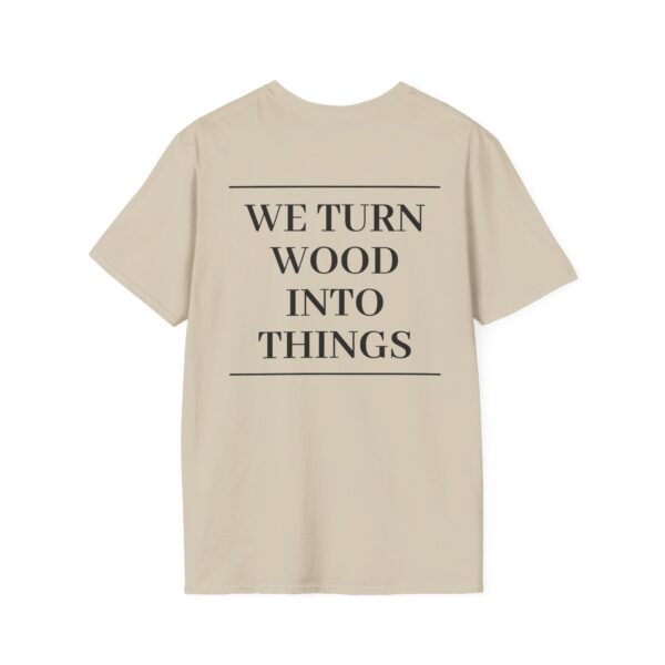 Unisex Softstyle T-Shirt with Tree Logo - Perfect for Woodworking Enthusiasts - Image 6