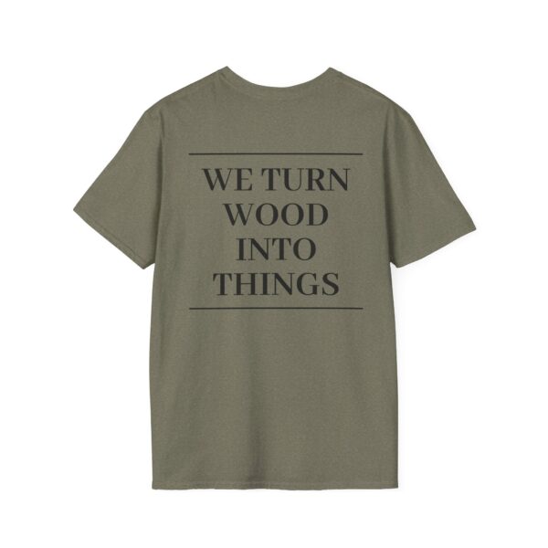 Unisex Softstyle T-Shirt with Tree Logo - Perfect for Woodworking Enthusiasts - Image 14