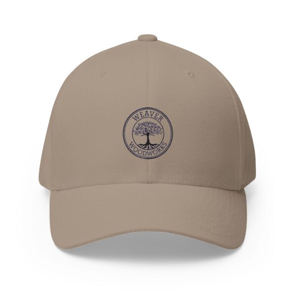 Embroidered Closed-Back Cap - Weaver Woodworks with Flag Patch - Image 5
