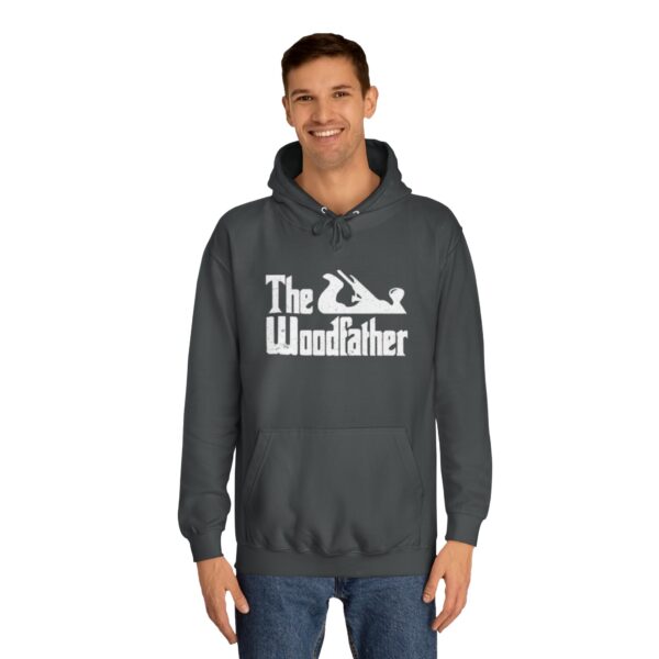 Unisex Woodworking Hoodie - The Woodfather Design - Image 7