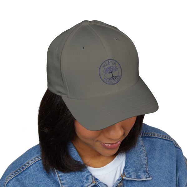 Embroidered Closed-Back Cap - Weaver Woodworks with Flag Patch - Image 11