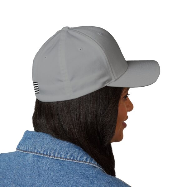 Embroidered Closed-Back Cap - Weaver Woodworks with Flag Patch - Image 4