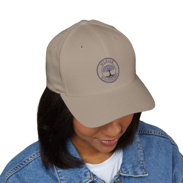 Embroidered Closed-Back Cap - Weaver Woodworks with Flag Patch - Image 7