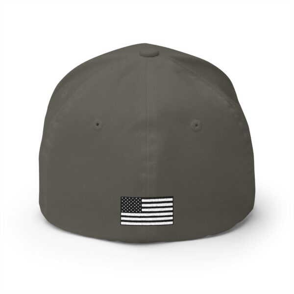 Embroidered Closed-Back Cap - Weaver Woodworks with Flag Patch - Image 10