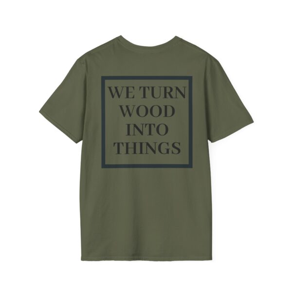 Unisex Softstyle T-Shirt with Tree Logo - Perfect for Woodworking Enthusiasts - Image 18