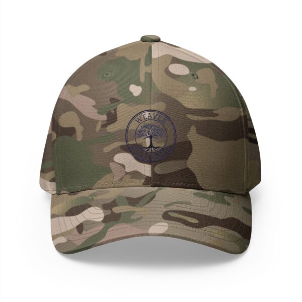 Embroidered Closed-Back Cap - Weaver Woodworks with Flag Patch - Image 13