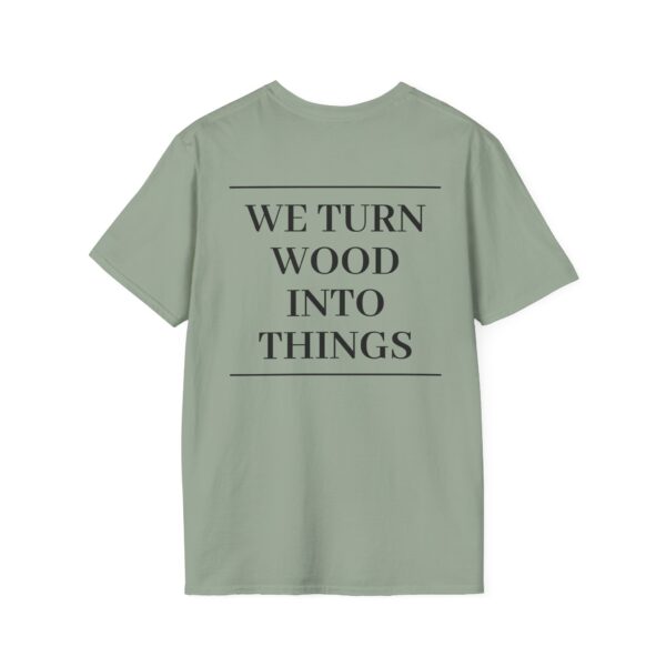 Unisex Softstyle T-Shirt with Tree Logo - Perfect for Woodworking Enthusiasts - Image 22