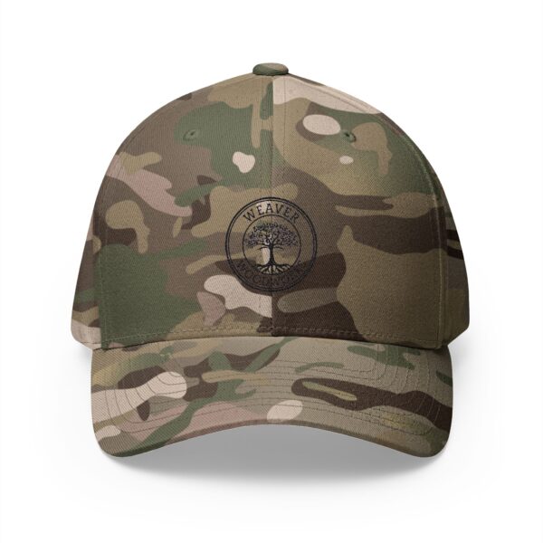 Embroidered Closed-Back Cap - Weaver Woodworks with Flag Patch - Image 13