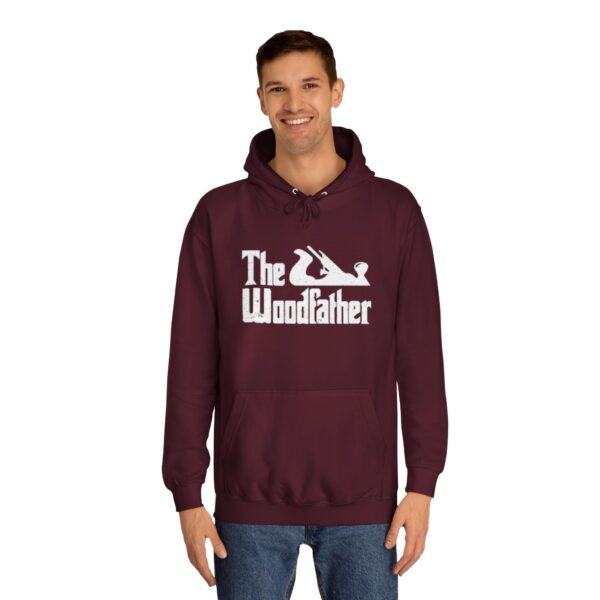 Unisex Woodworking Hoodie - The Woodfather Design - Image 27