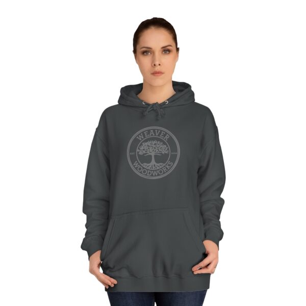 Inspirational Unisex College Hoodie - Weaver Woodworks Design - Image 12