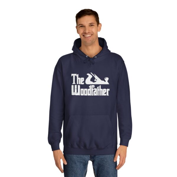 Unisex Woodworking Hoodie - The Woodfather Design - Image 19