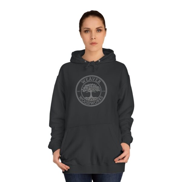 Inspirational Unisex College Hoodie - Weaver Woodworks Design - Image 8