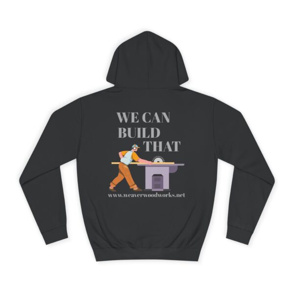 Inspirational Unisex College Hoodie - Weaver Woodworks Design - Image 6