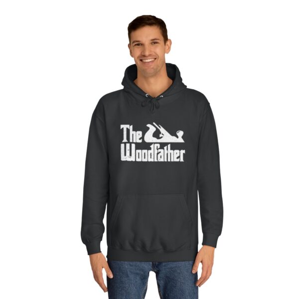 Unisex Woodworking Hoodie - The Woodfather Design - Image 3