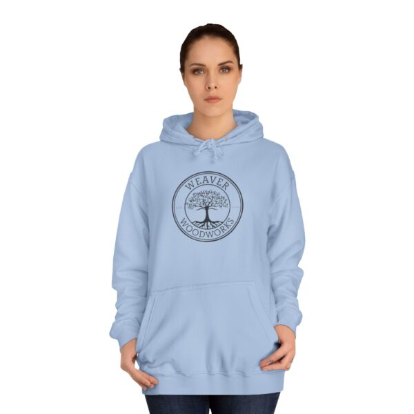 Inspirational Unisex College Hoodie - Weaver Woodworks Design - Image 16