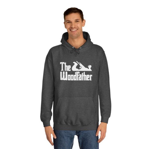 Unisex Woodworking Hoodie - The Woodfather Design - Image 23