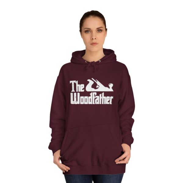 Unisex Woodworking Hoodie - The Woodfather Design - Image 28