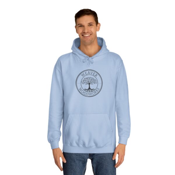 Inspirational Unisex College Hoodie - Weaver Woodworks Design - Image 15
