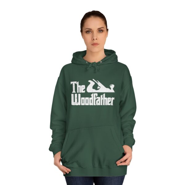 Unisex Woodworking Hoodie - The Woodfather Design - Image 12