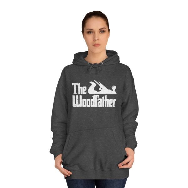Unisex Woodworking Hoodie - The Woodfather Design - Image 24